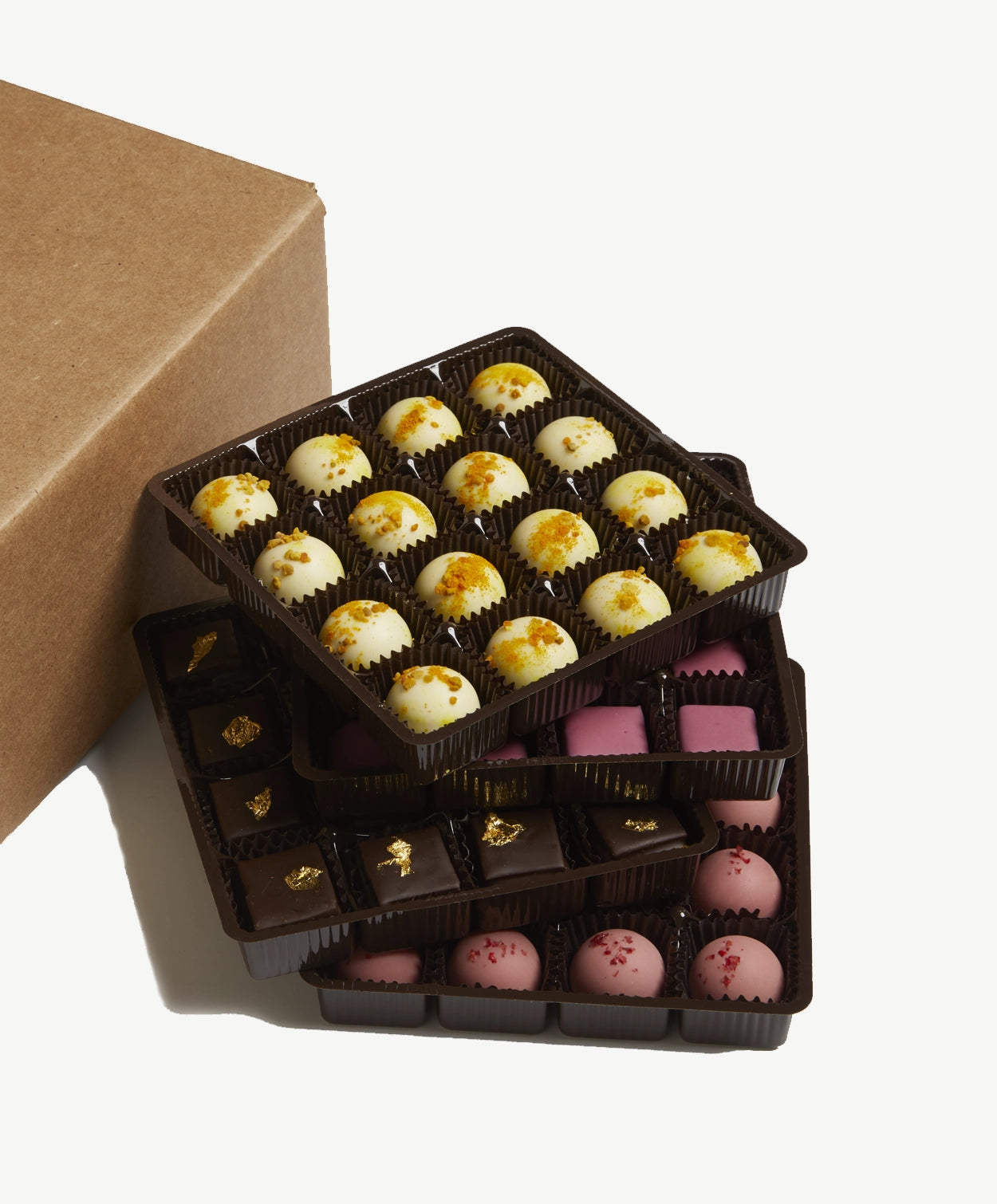 Dark Chocolate Bulk Truffle Trays, 16pc