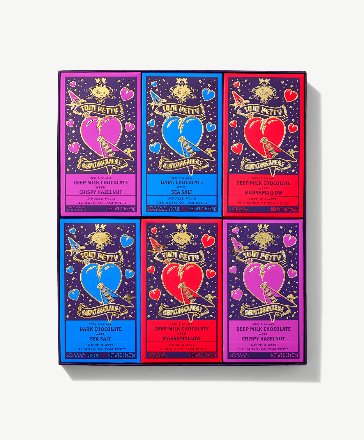 Tom Petty x Vosges Limited Edition Chocolate Bar Gift Set