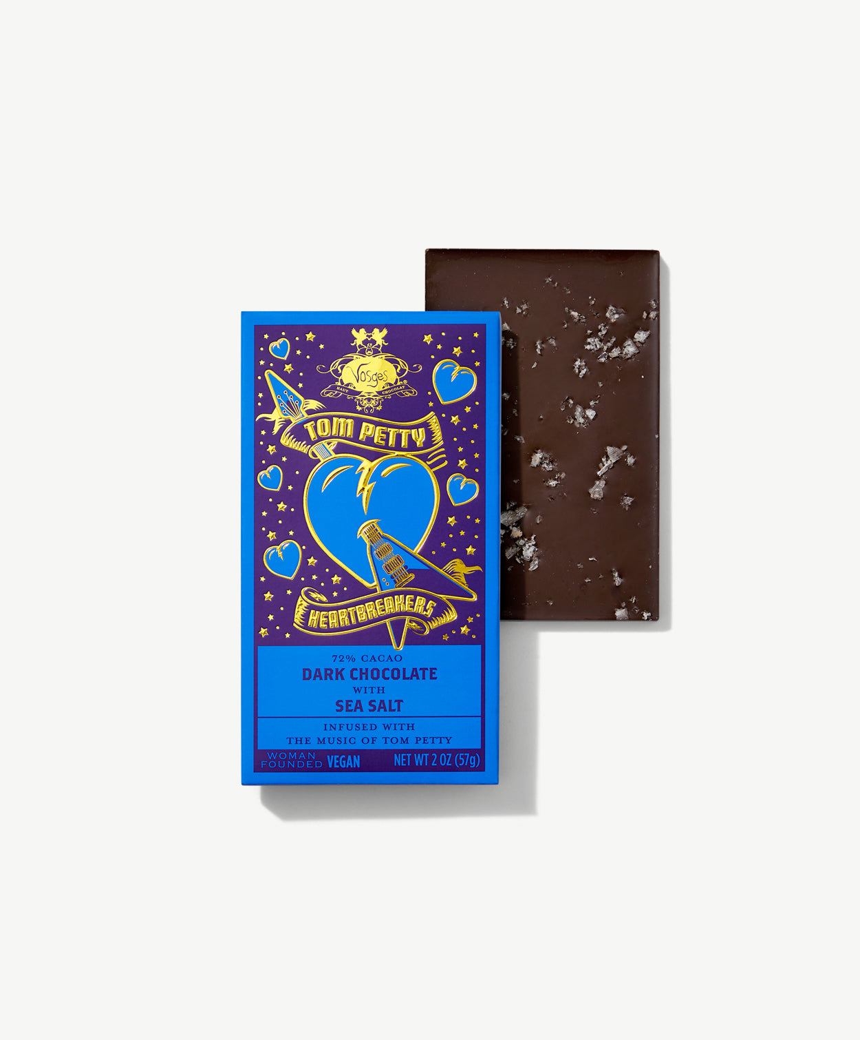 Tom Petty x Vosges Sea Salt and Dark Chocolate Bar