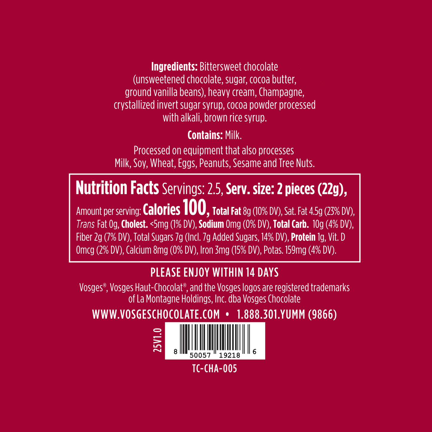 Champagne Truffles, 5 Pieces