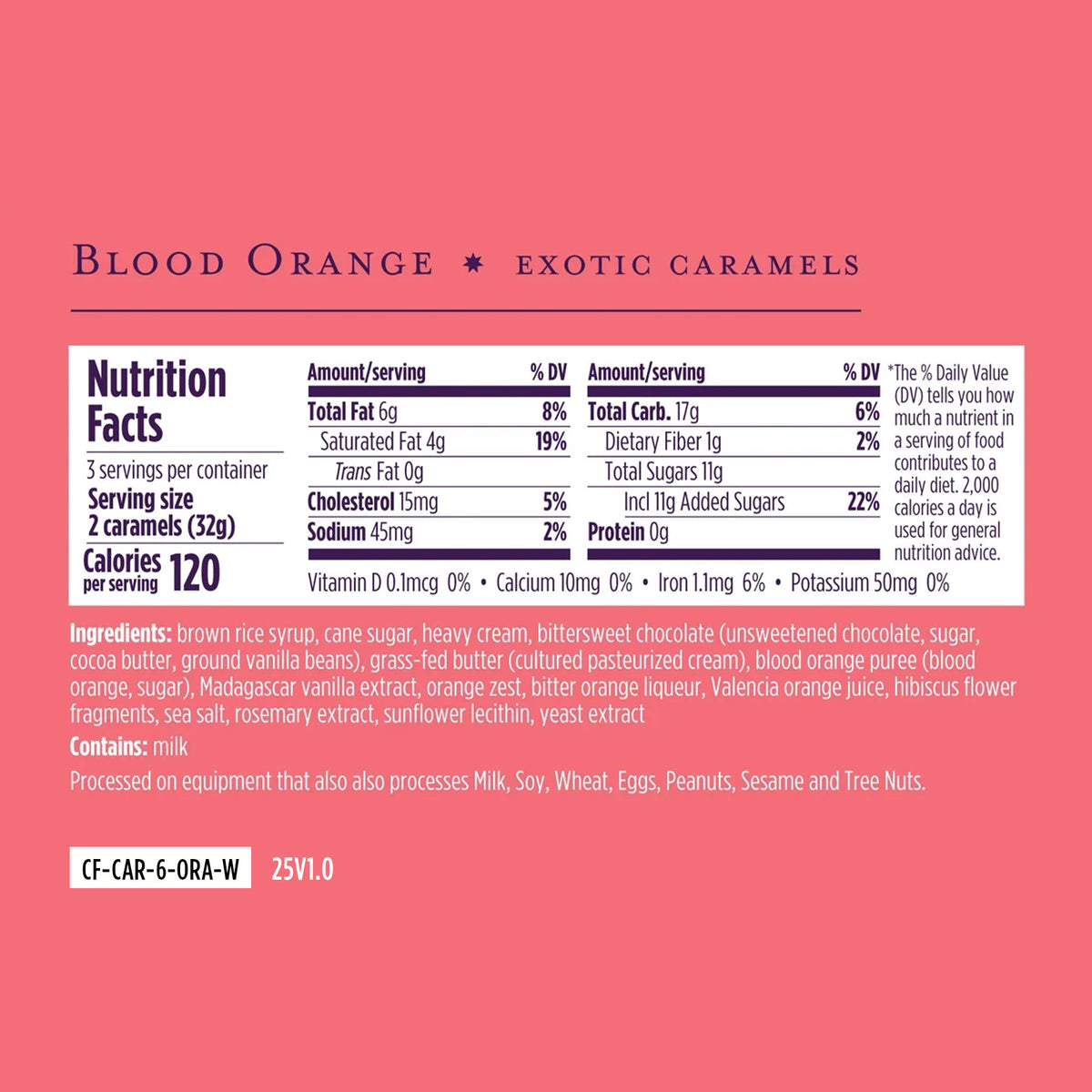 Blood Orange Hibiscus Caramels