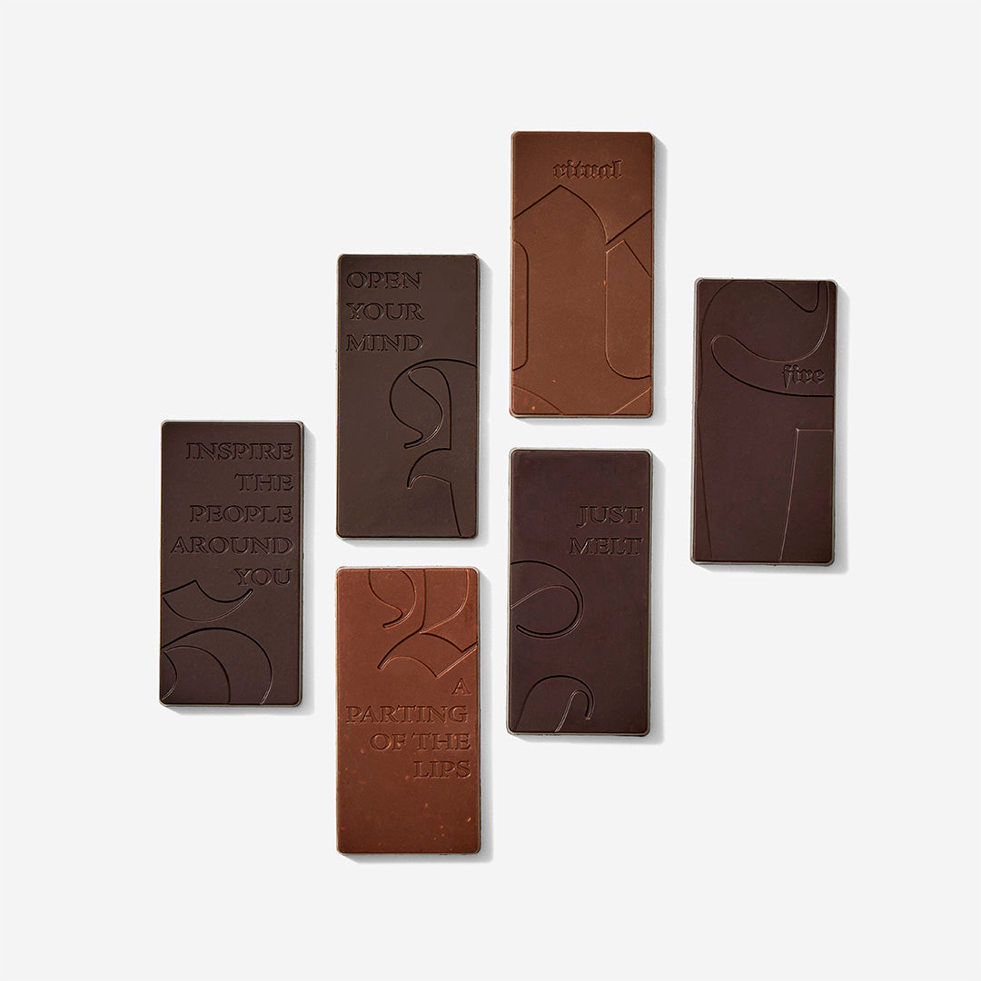 Mini Exotic Chocolate Bar Library
