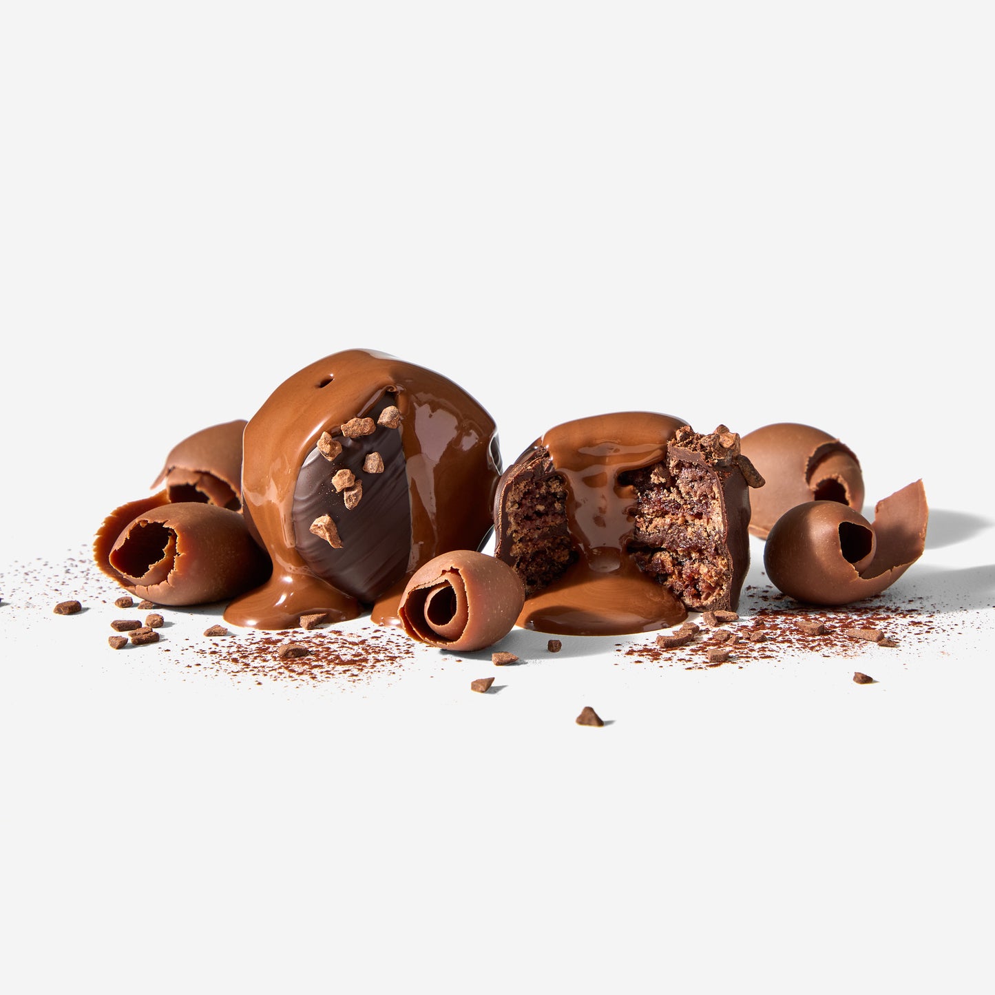 Chocolate Dipped Macarons