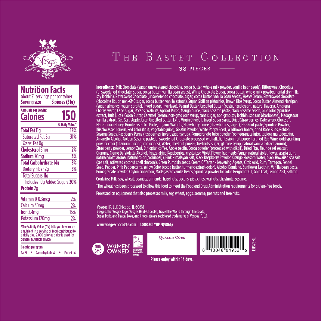 Bastet - A Sacred Hi Vibe Chocolate Collection