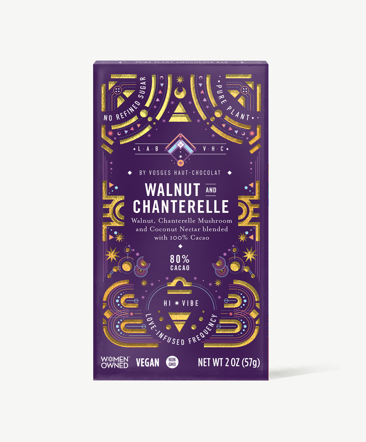 Walnut and Chanterelle Bar Exotic Chocolate Bars Vosges ChocolateN