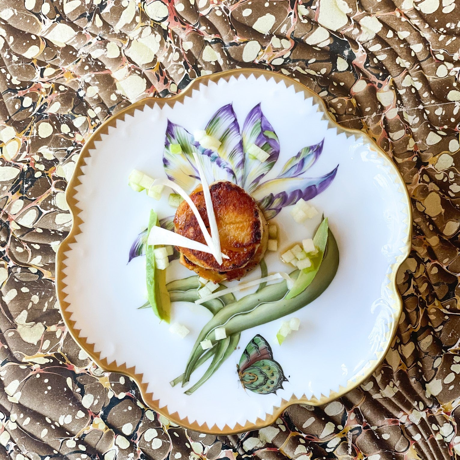 vosges-haut-chocolat-blog/scallop-coriander-avocado-rose