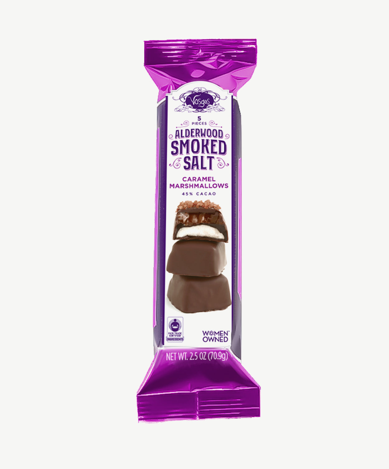 Alderwood Smoked Salt Caramel Marshmallows, 5 pieces