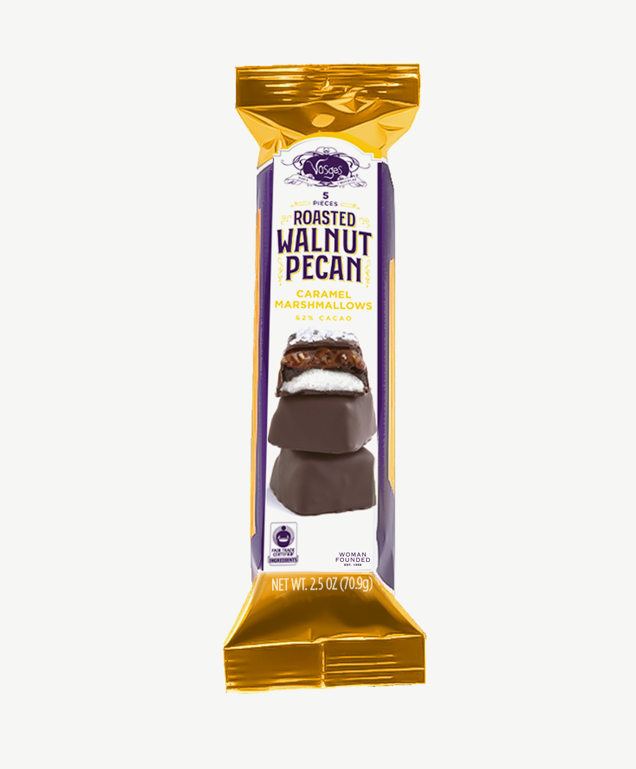 Roasted Walnut Pecan Caramel Marshmallows, 5 pieces