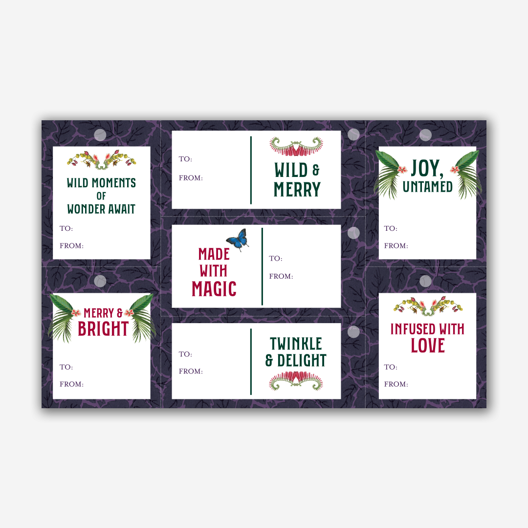 Wild Cacao Gift Tags