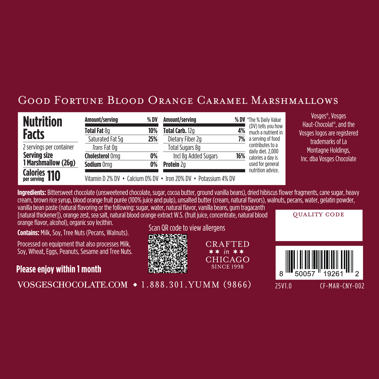 Lunar New Year Blood Orange Caramel Marshmallows