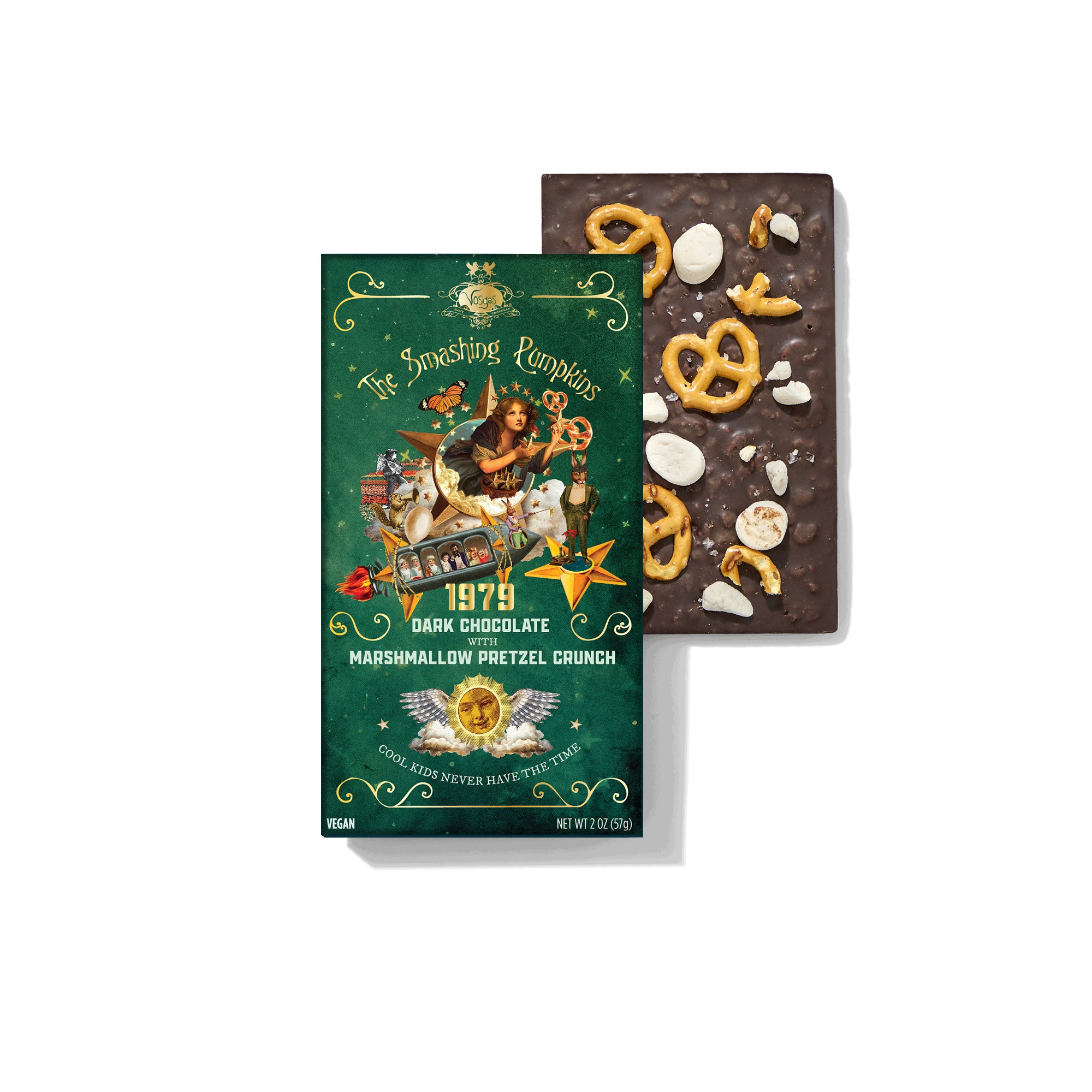 Smashing Pumpkins x Vosges 1979 Dark Chocolate Pretzel Bar