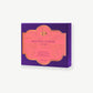 Purple Vosges gift box with a pink ornate label reading BAPCHI'S TOFFEE.