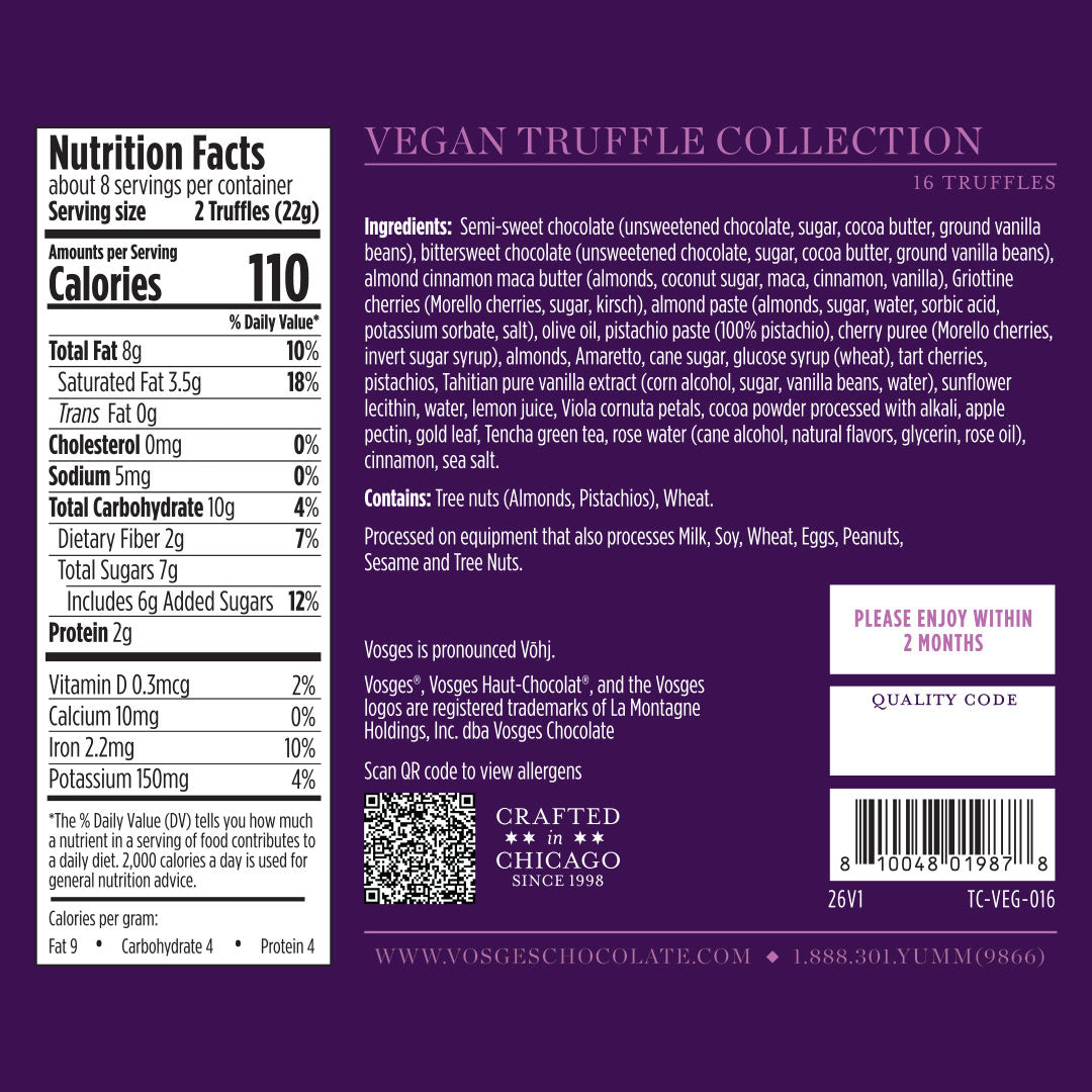 High-Phenolic Olive Oil and Dark Chocolate Vegan Truffles