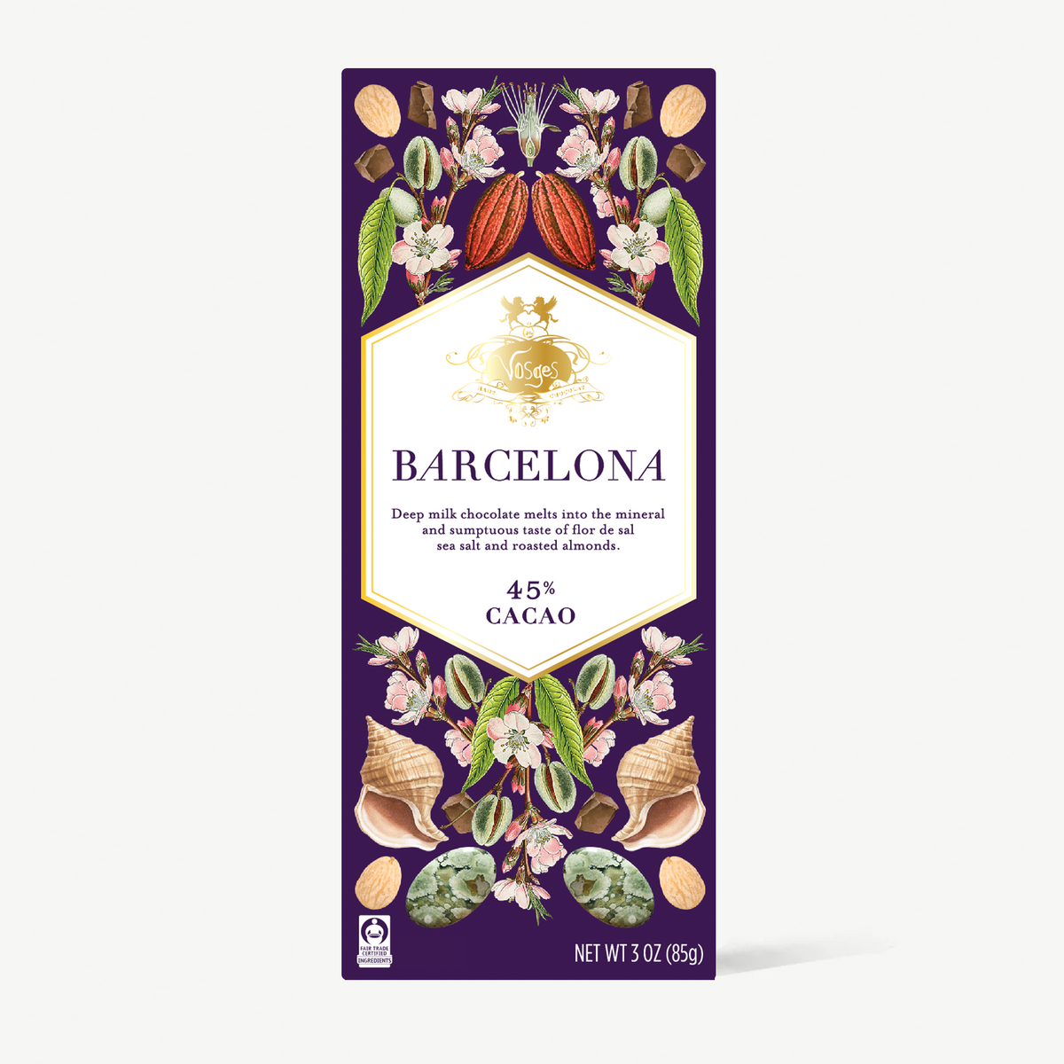 Barcelona Milk Chocolate Almond Bar