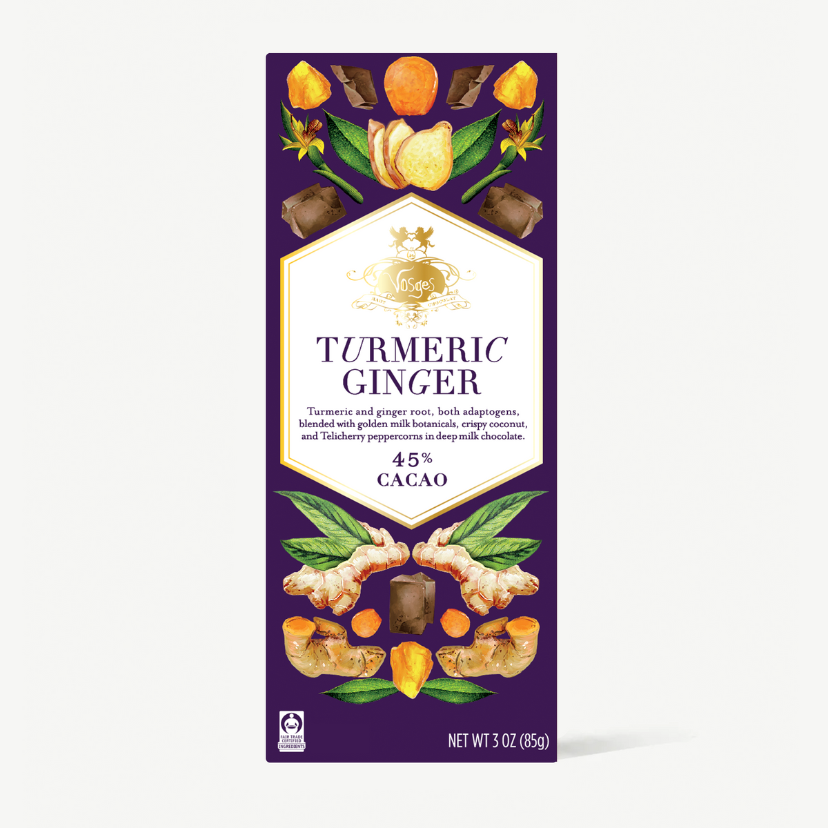 Turmeric Ginger Chocolate Bar