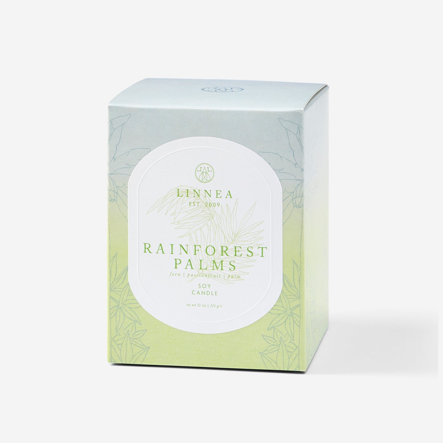 Rainforest Palms Soy Candle