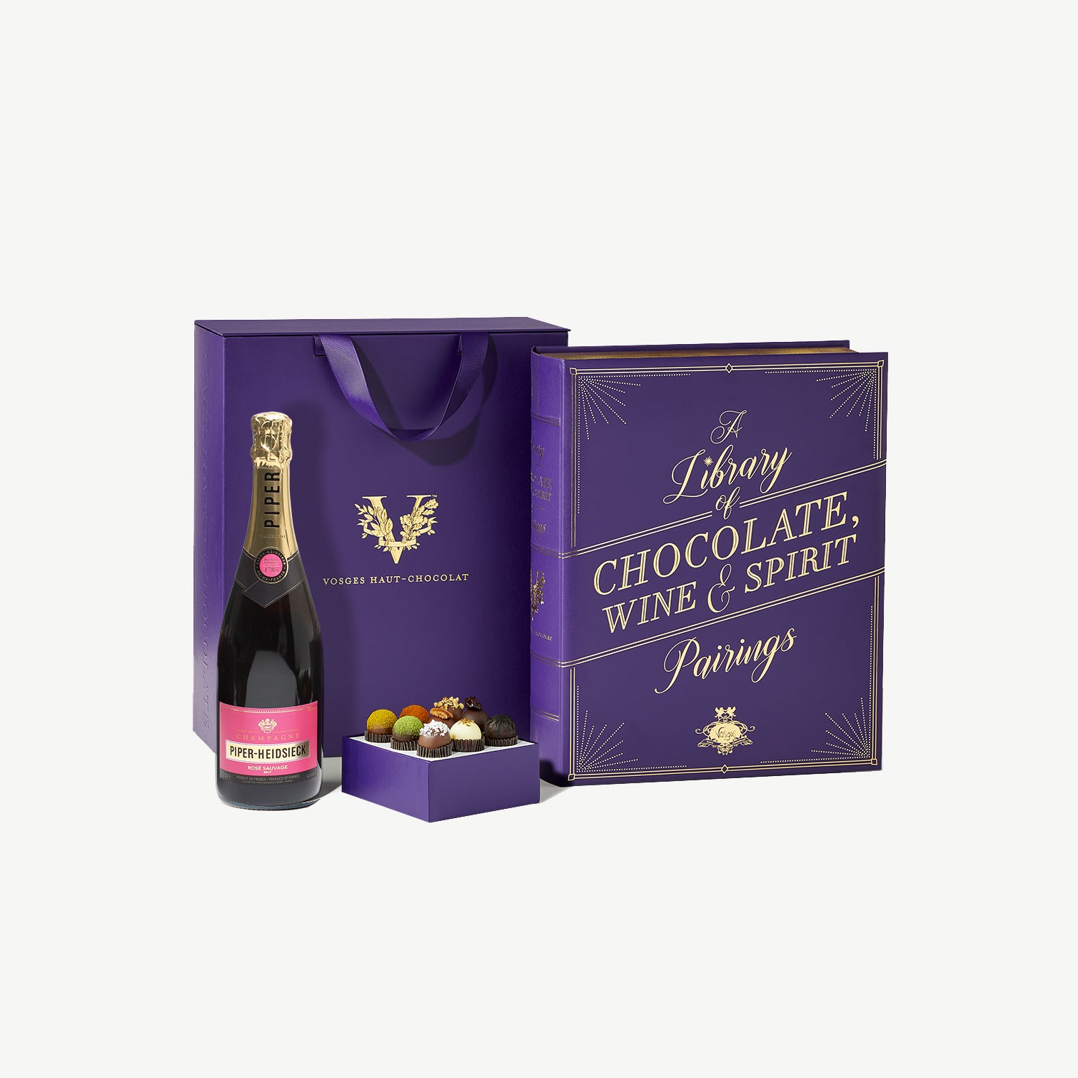 Brut Rosé and Chocolate Pairing Giftbox – Vosges Haut-Chocolat