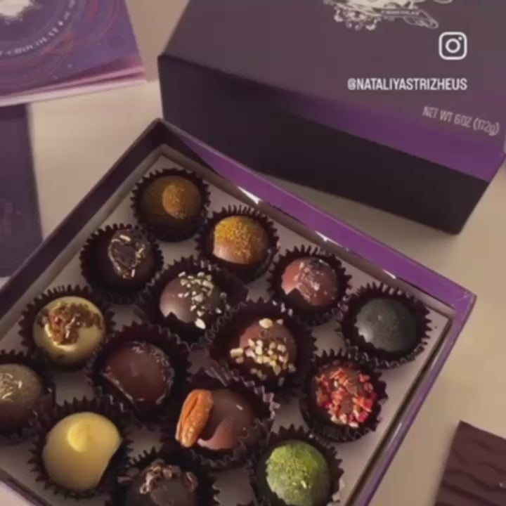 Exotic Truffle Collection, 9P | Exotic Truffles | Vosges Chocolate