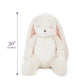 Esther the bunny plush sitting upright 