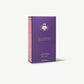 A dark purple Vosges box reading, "La Parisienne Drinking Chocolate" stands upright against a light grey background.