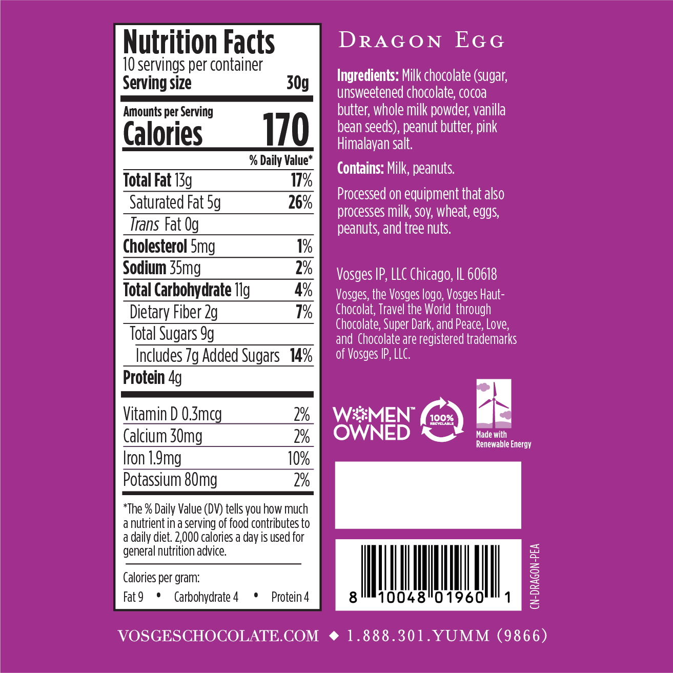 Peanut Butter Dragon Egg