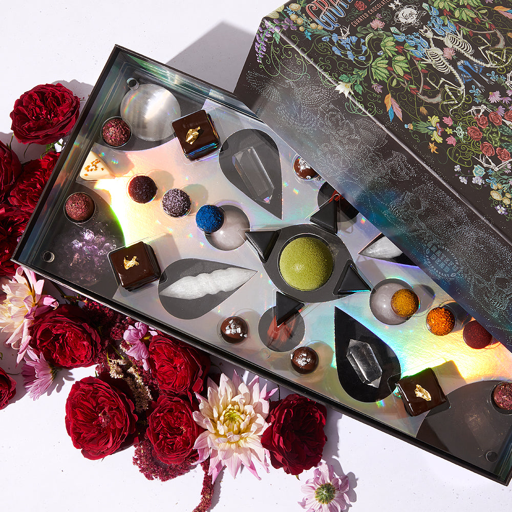 Grateful Dead: A collection of curated chocolates + cosmic crystals
