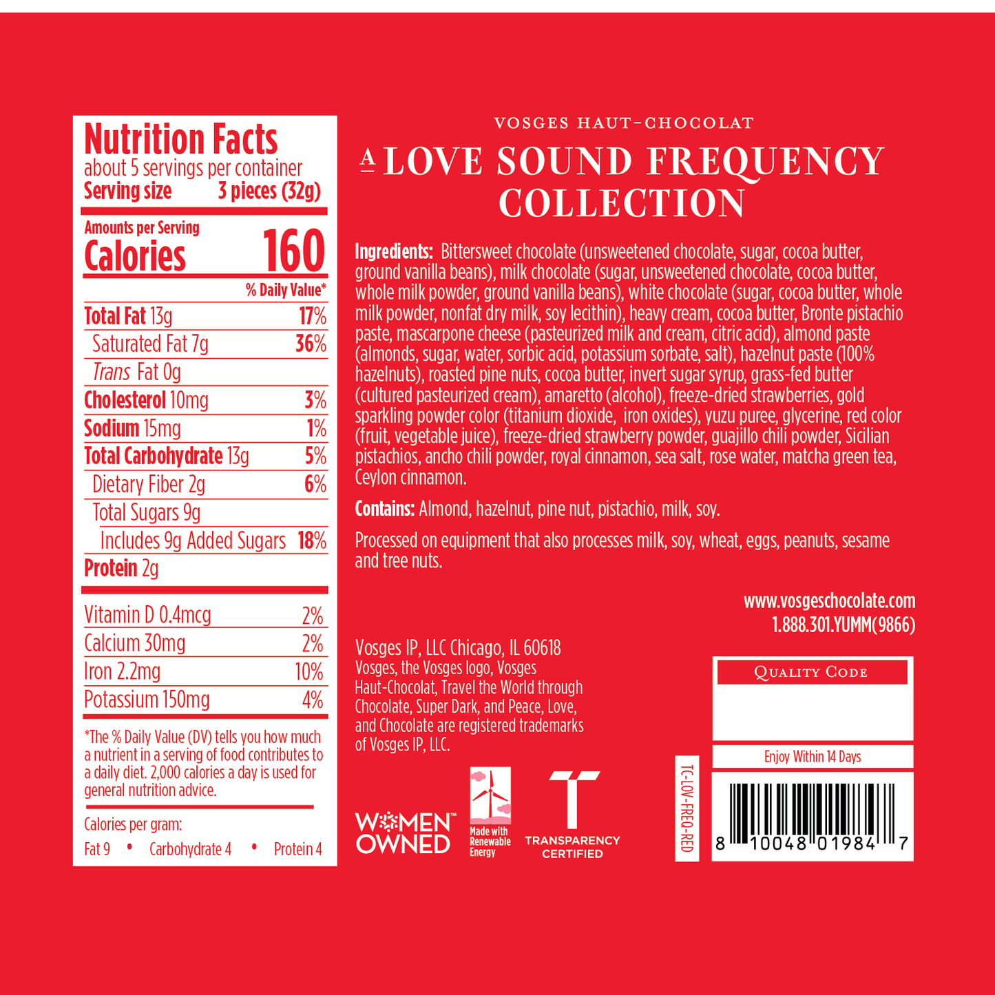 Red Love Energy Truffle Collection